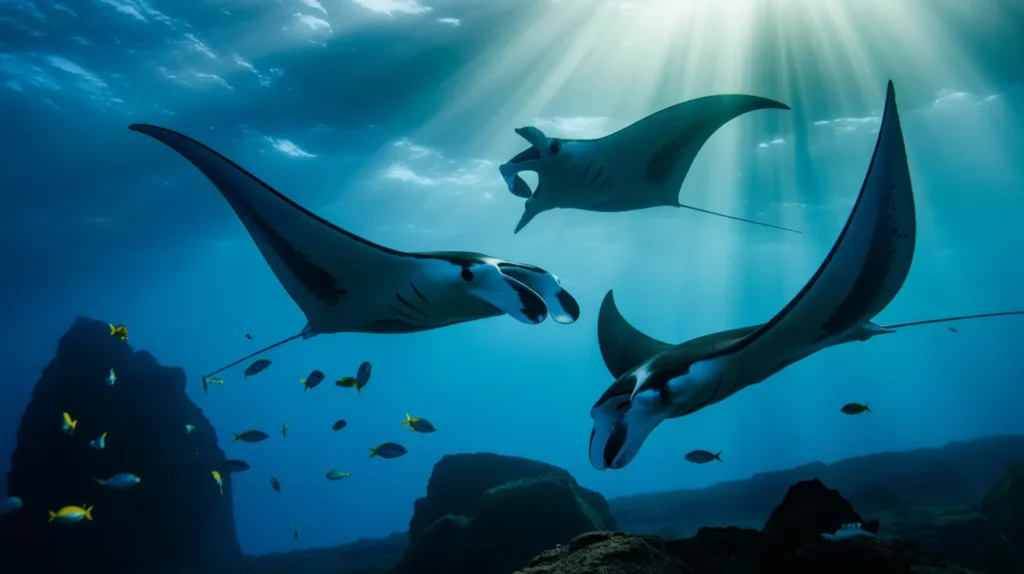 Manta Rays on the Big Island