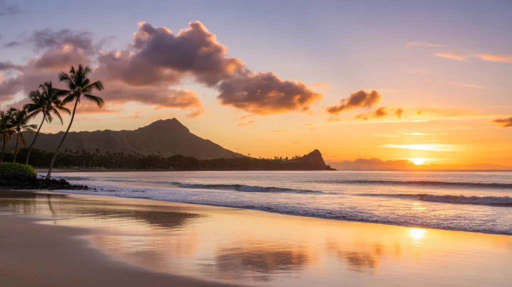 Sunrise in Oahu