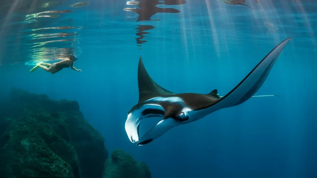 manta ray snorkel Big Island
