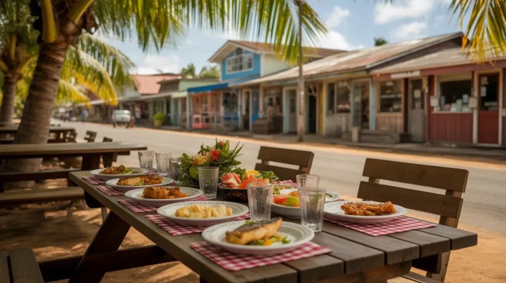 Lunch in Kaunakakai Town