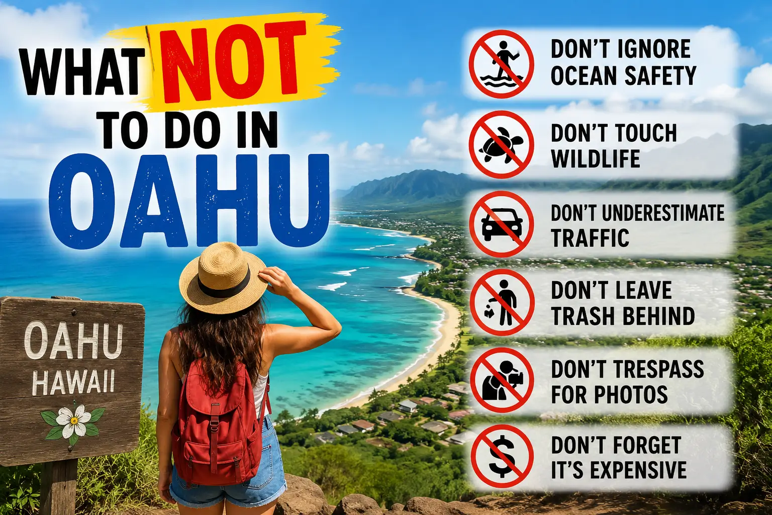 What Not To Do in Oahu
