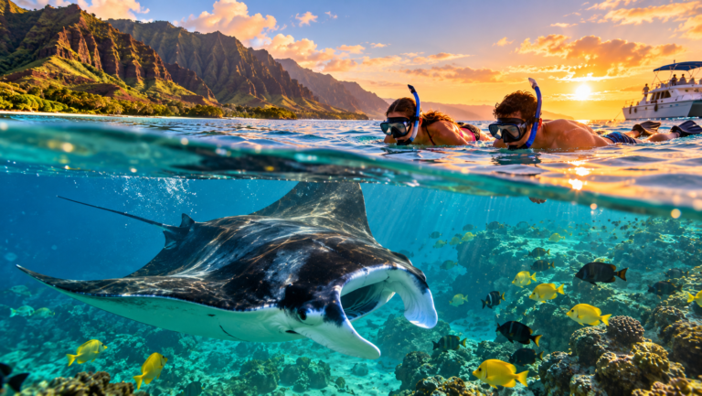 Manta Ray Snorkel Kauai: Tours, Marine Life & Best Alternatives (2026)